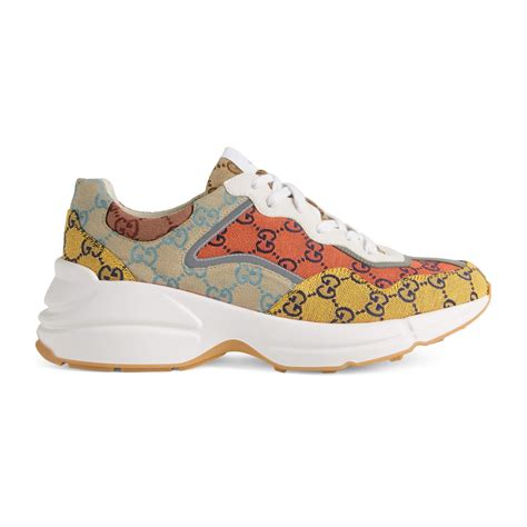 gucci multicolor rhyton sneakers|Gucci rhyton sneakers cheap.